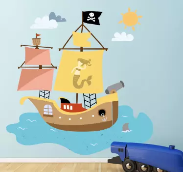 Pirat copii stick de perete autocolant - TenStickers