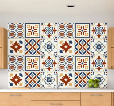 Placi de ciment santioni placi de transfer - TenStickers