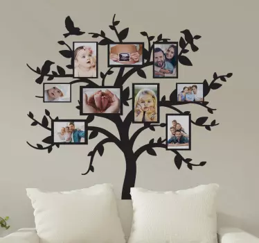 Rame arbore genealogic perete decal - TenStickers