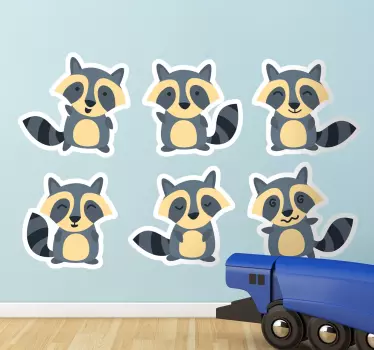 Raton copii cu autocolant expresii - TenStickers