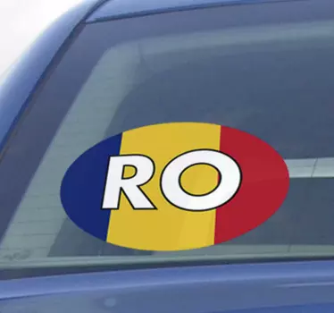 Ro semn și autocolant românesc - TenStickers