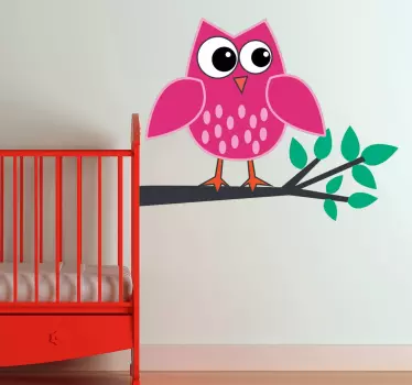 Roz copac autocolant - TenStickers