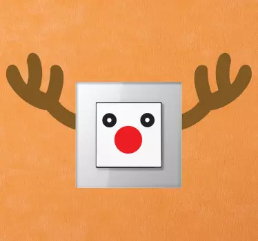 Rudolph autocolant de schimbare lumină - TenStickers