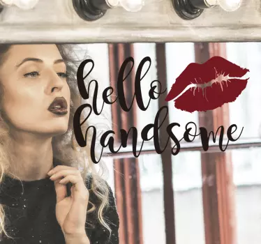 Salut frumos frumos text perete - TenStickers