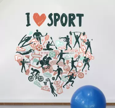 Sport olimpic decalaj pe perete olimpic - TenStickers