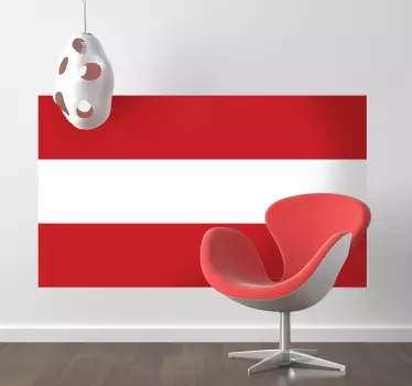 Steagul austriac autocolant de perete - TenStickers