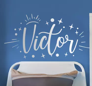 Stele cu autocolant personalizat cu nume - TenStickers