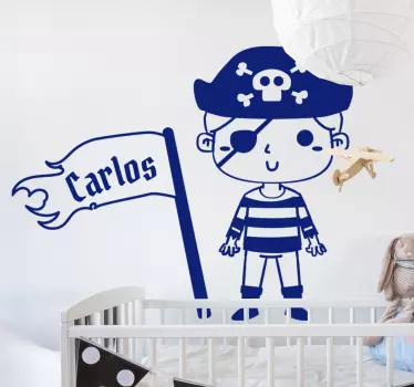 Sticker nautic personalizabil - TenStickers