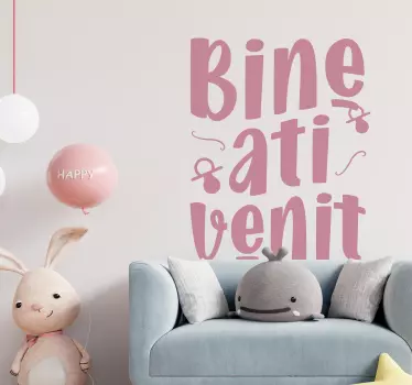 Sticker pereti Bine ati venit - TenStickers