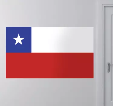 Sticker steag chile - TenStickers