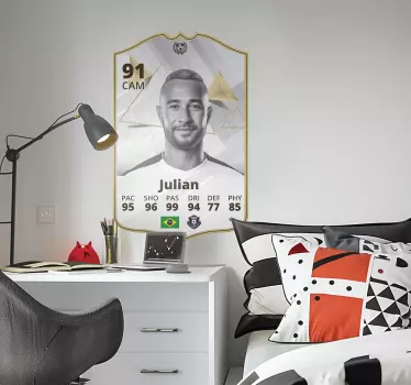 Stickere Decor Perete card cu pictograme - TenStickers