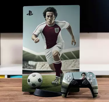 Stickere Decor Perete jucător de fotbal față - TenStickers