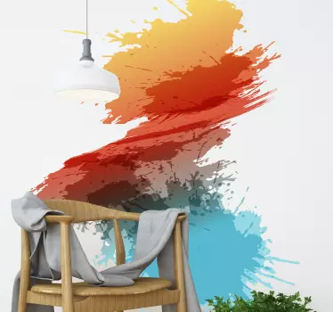 Stropi culorile pete autocolant abstract - TenStickers