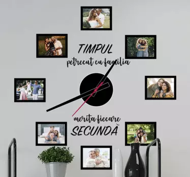 Cu decor de perete de familie - TenStickers