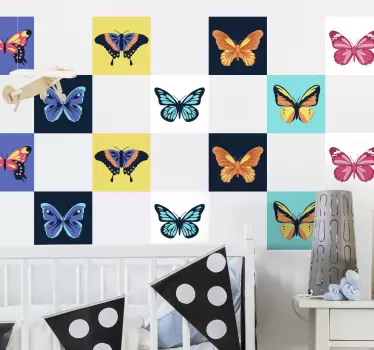 Set fluture transfer tigla - TenStickers