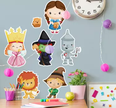 Vrăjitor de copil de oz fantezie decal - TenStickers