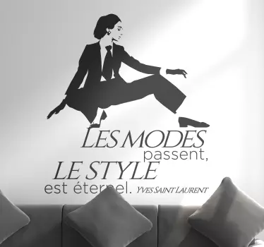 Yves saint laurent fr cota decal - TenStickers