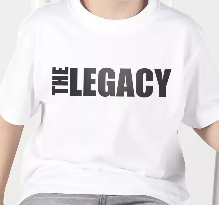 Alt tricou declarația legendei albe - TenStickers