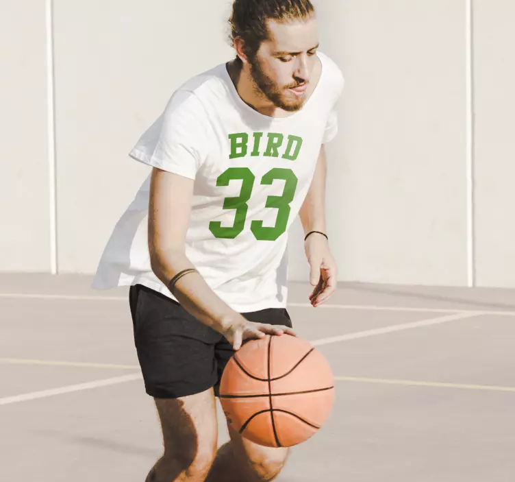 Tricou personalizat larry bird 33 - TenStickers