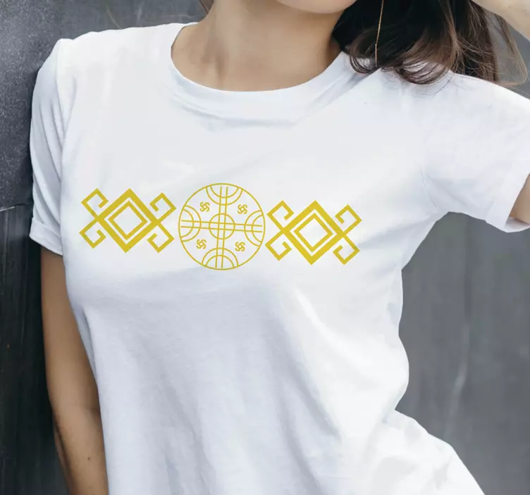 Alt tricou stil mapuche roșu - TenStickers