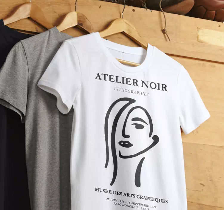 Alt tricou Atelier noir - TenStickers