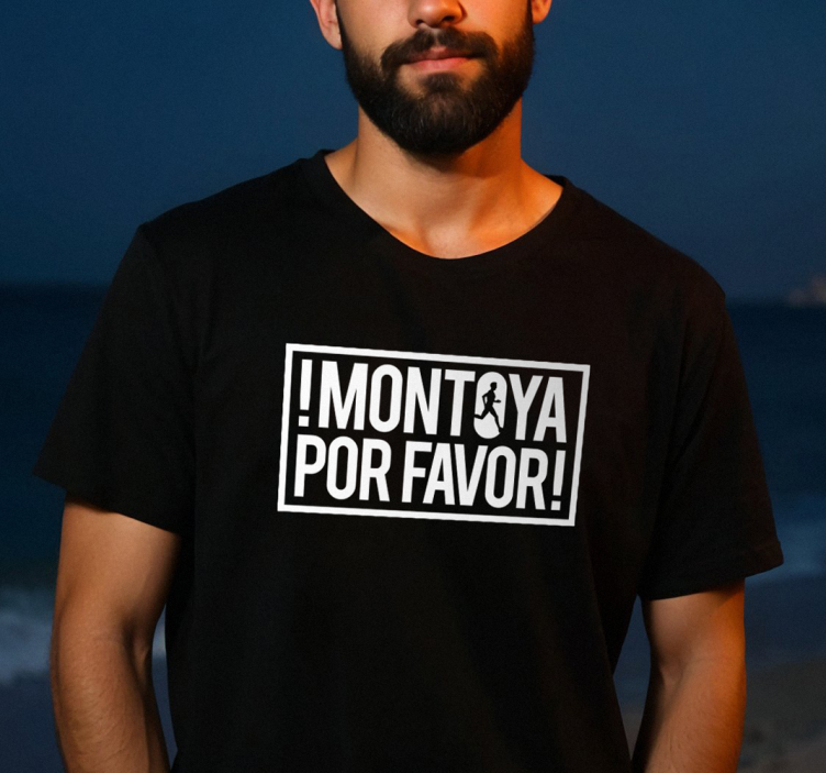Alt tricou montoya por favor - TenStickers