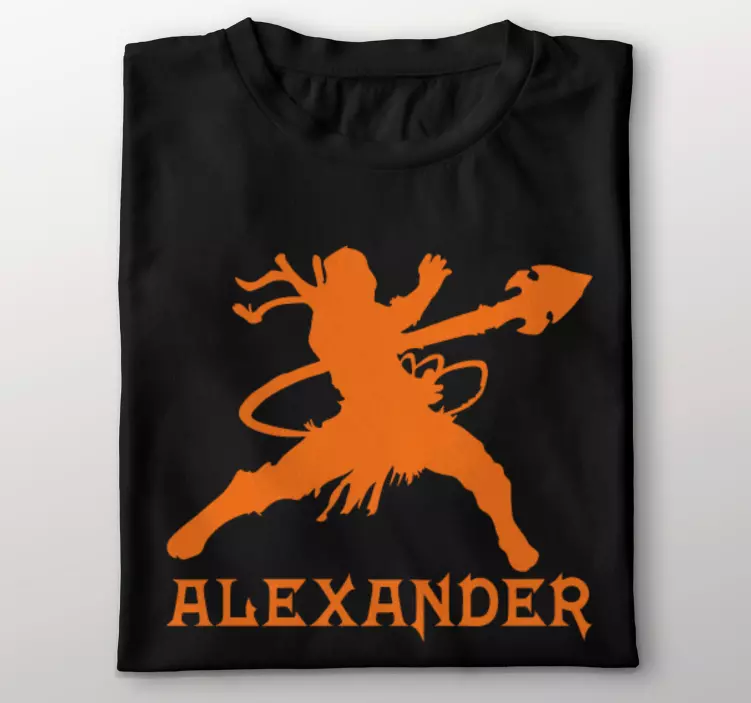 Alt tricou războinic cu nume - TenStickers