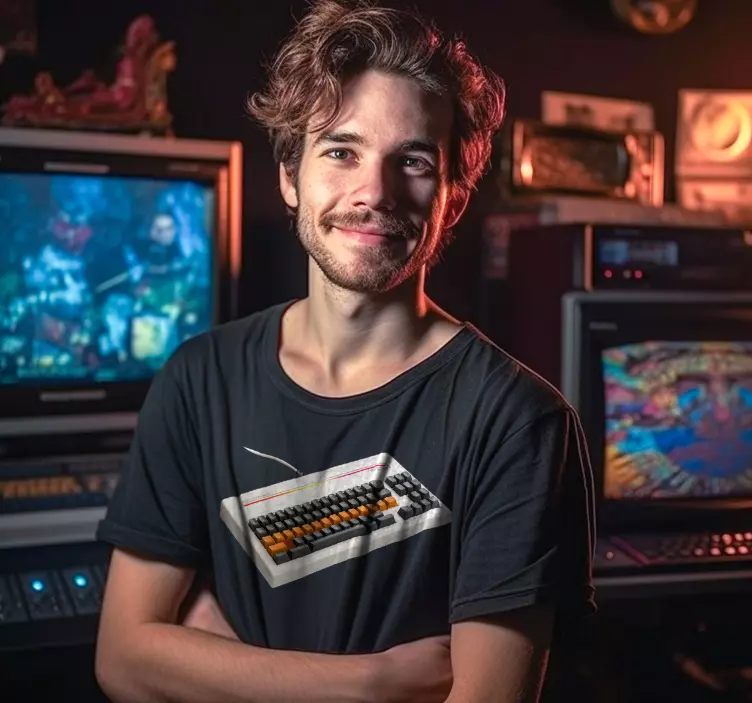 Alt tricou tastatură computer retro - TenStickers