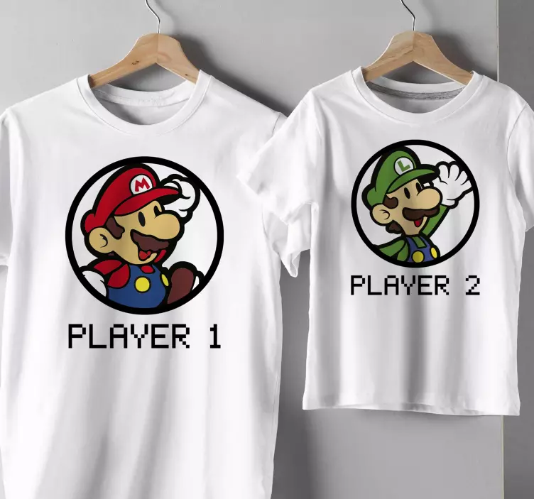 Tricou pentru copii mario și luigi - TenStickers