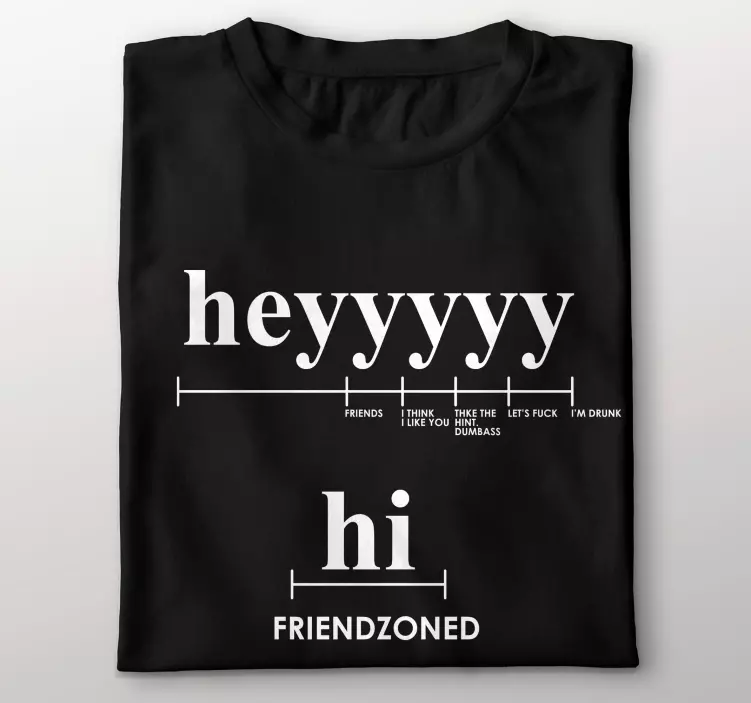 Hei, salut, text amuzant tricou personalizat - TenStickers