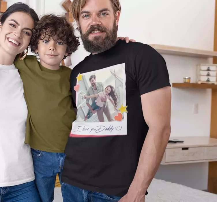 Te iubesc cămașă de ziua tatălui - TenStickers