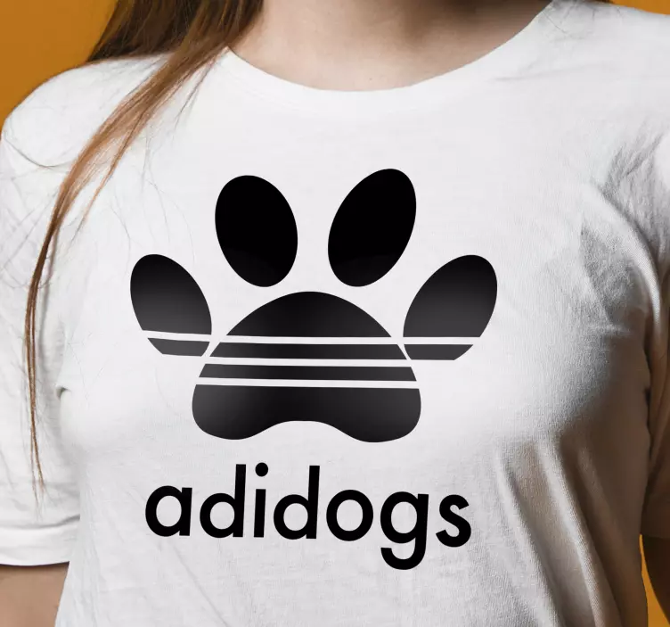 Tricou personalizat adidogs iubitor de animale - TenStickers