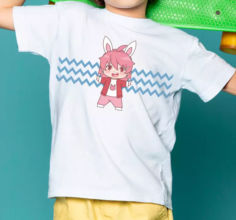 Tricou personalizat cu design chibi anime - TenStickers
