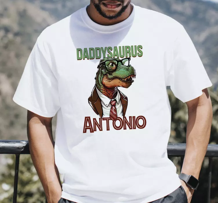 Tricou de ziua tatălui Tati saurus - TenStickers