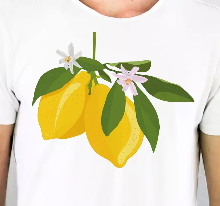 Tricou drăguț cu fructe de lămâie - TenStickers