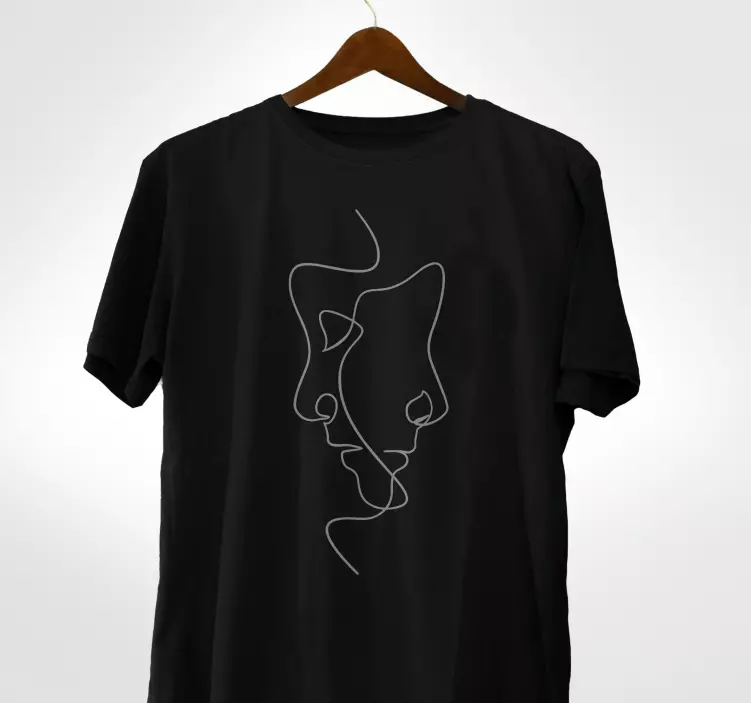 Tricou personalizat lineart conexion - TenStickers