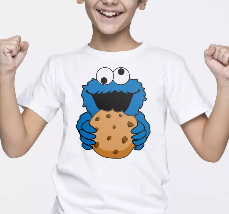 Tricou personalizat cookie monster - TenStickers