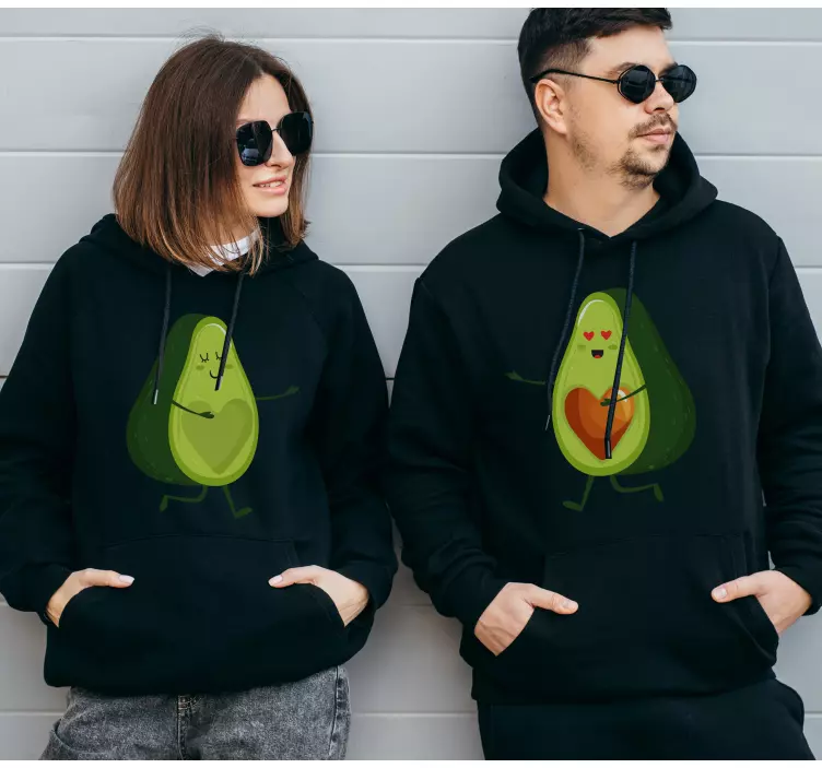 Tricouri cuplu avocado - TenStickers