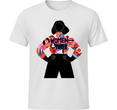 Alt tricou colaj femei și putere - TenStickers