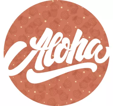 Alt tricou temă de coastă aloha - TenStickers