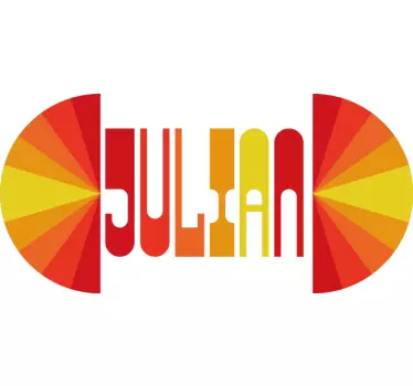 Alt tricou cu nume colorat personalizat - TenStickers