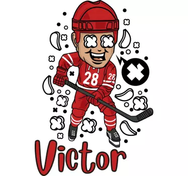 Tricou pentru copii sărbătoarea victoriei la hochei - TenStickers