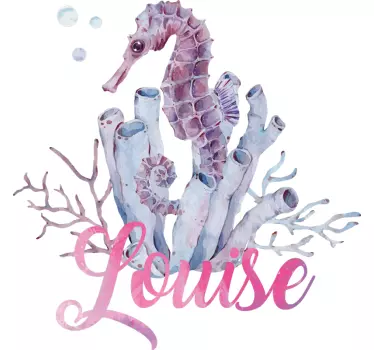 Tricou acuarelă de cai de mare - TenStickers