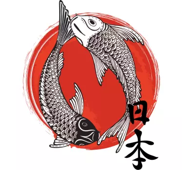 Tricou japonia și steag - TenStickers