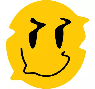 Alt tricou cu emblemă galbenă zâmbitoare - TenStickers