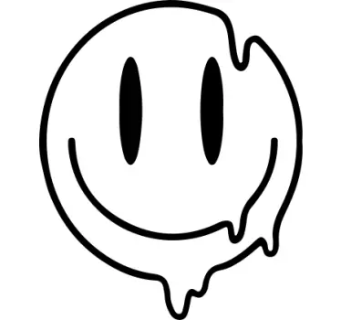 Alt tricou grafică cu fața zâmbitoare - TenStickers