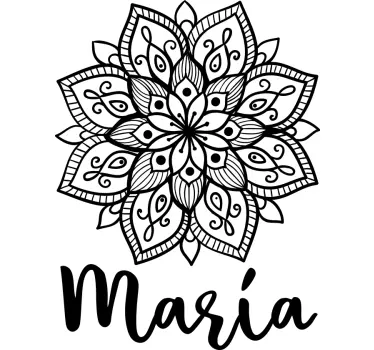 Tricou personalizabil motiv mandala - TenStickers