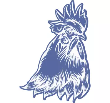 Alt tricou imprimeu elegant de cocoș - TenStickers
