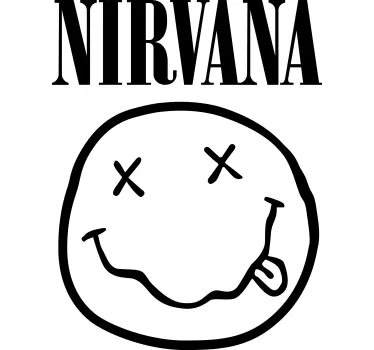 Tricou cu logo nirvana - TenStickers