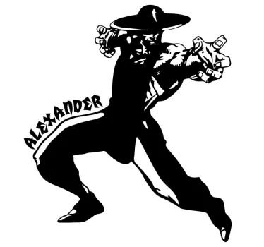 Tricouri mama si fiica figură puternică de cowboy - TenStickers